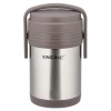 Termos Obiadowy 1.5L stalowy z 3 pojemnikami KINGHOFF KH-4075