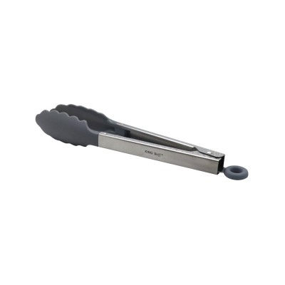 Szczypce kuchenne nylonowe 23cm szare KH-1741